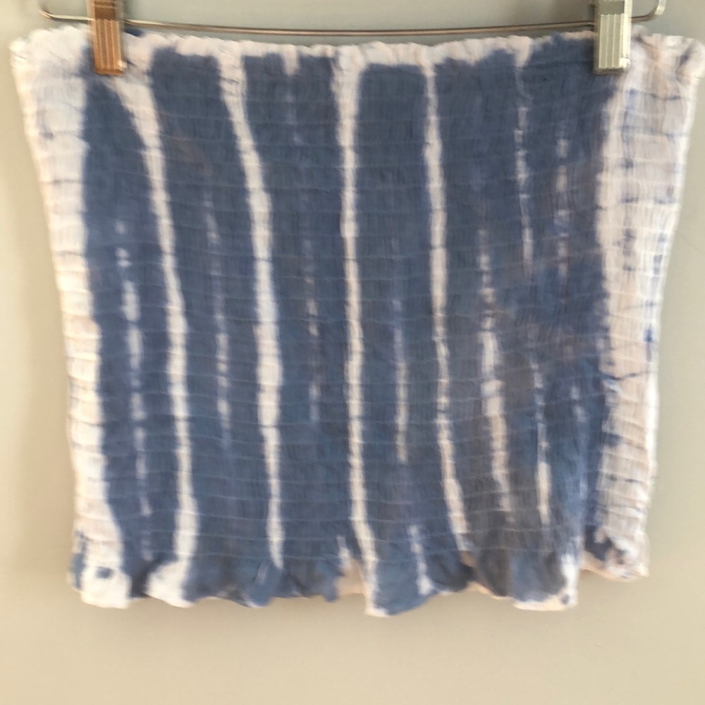 Tie dyed tube top